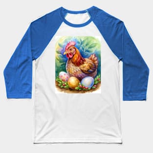 Easter Egger Chicken Baseball T-Shirt